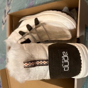 Hey Dude fur ankle boot.